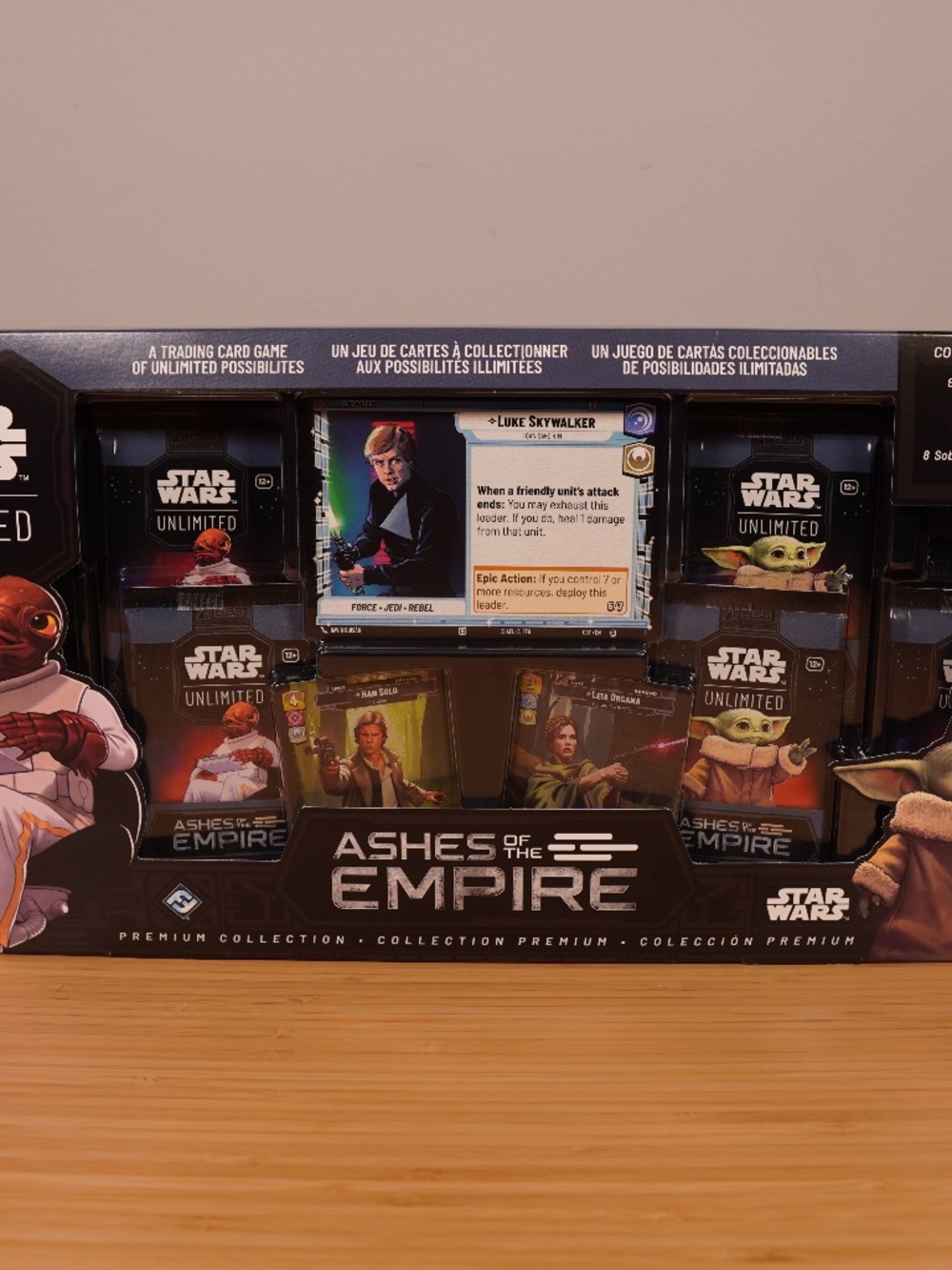 Star Wars Unlimited Ashes of the Empire Premium Collection Asmodee Brand New